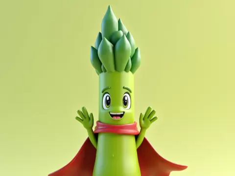 Grüner Spargel