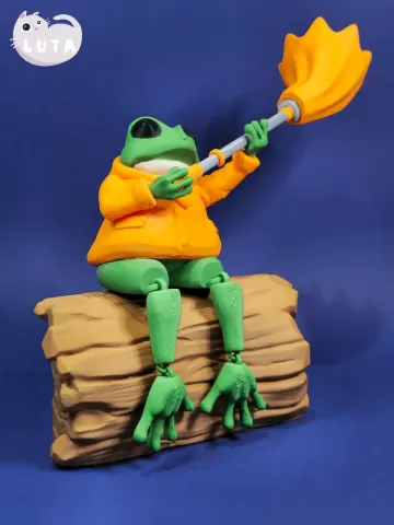 Fox Raincoat Frog