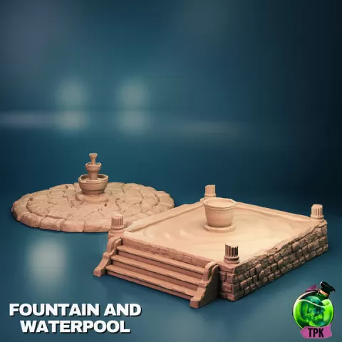 Fountain and Waterpool by TPK Lab