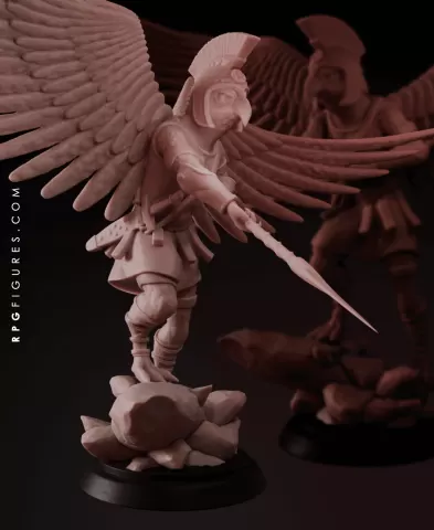 Aarakocra DnD - with Free Monsters Series Pdf - Warrior of Sigmar for RPG and Wargame