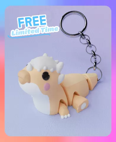 Flexi Stygimoloch Dinosaur Keychain (Single Color)