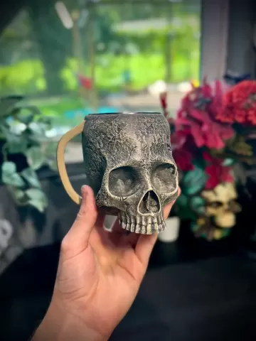 skull cup