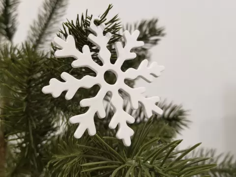 Snowflake 11 Tree Decor/Keychain