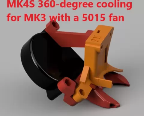 MK3S/MK3.5 360-degree print cooling modeled after MK4S