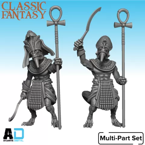 Lizardmen Pharaoh Emperor by Wargames Atlantic