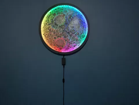 Illuminated moon wall lamp - Remix