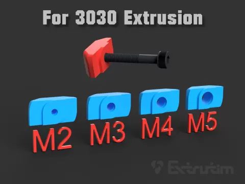 T-Nut For 3030 Extrusion | T-Slot-Nut All Plastic