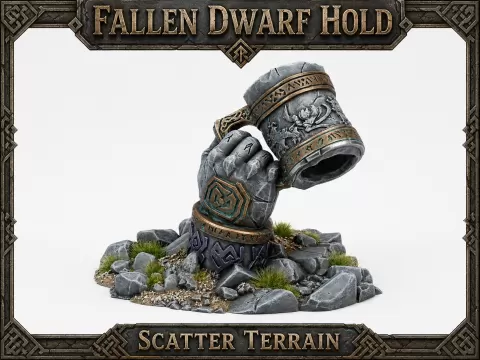 Fallen Dwarf Hold Scatter Terrain I