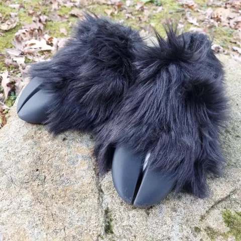 Flexible Lace-on Hoof for regular shoes for cosplay and costumes
