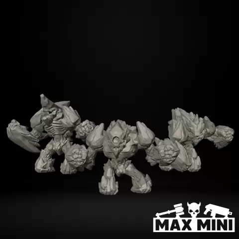 Ice Golems by Max Mini