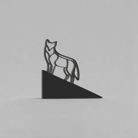 Door Stop, Wolf Door Stopper, Door Back, 2 Different Models