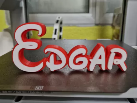 Palabra en Disney Edgar de decoración en habitació
