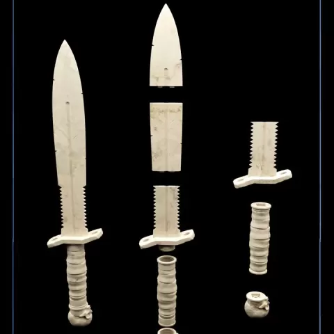 Jungle Blade by STL Fun Forge