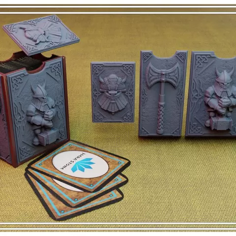 Dwarf card holder by Crosslances