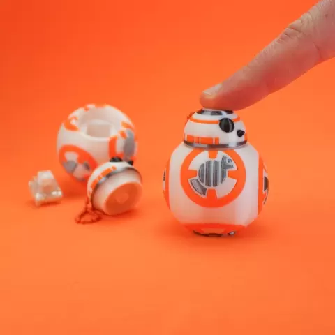 BB-8 Fidget Clicker - Keychain by Clickify 3D