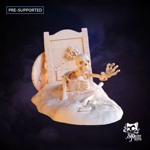 Skeleton Grave by Smurf Minis
