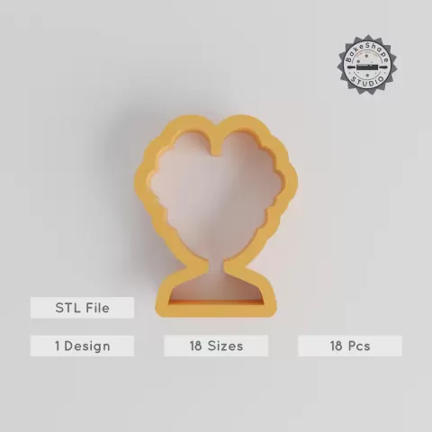 Human Shape Cutter, 18 Pieces, Sizes 0.75"-5", Perfect for Cookies, Fondant & Clay, Avatar & User Icon, Profile Silhouette PRODUCT_173
