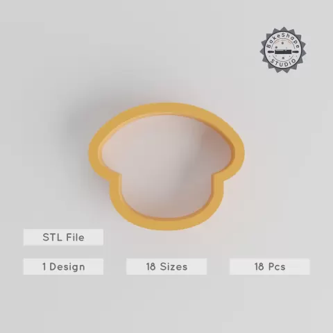 Captain Hat Shape Cutter Collection, 18 Sizes, Perfect for Cookies, Fondant & Clay, Nautical Cap Baking Tool PRODUCT_2717