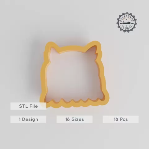 Owl Shape Cutter Set, 18 Sizes from 0.75"-5.00", Ideal for Cookies, Fondant & Clay, Animal Design PRODUCT_2752