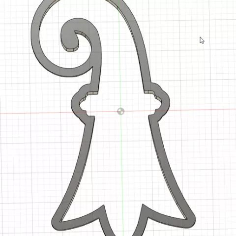 Basler stick cookie cutter