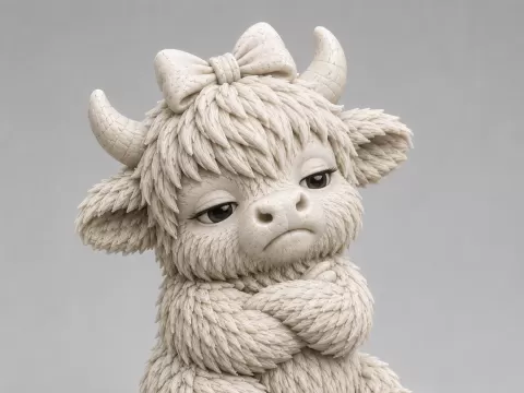 Grumpy Yakline - Das kleine Yakmädchen
