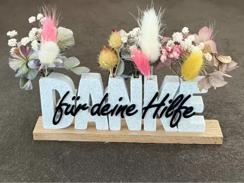 Danke für alles Danke für deine Hilfe Dankeschön