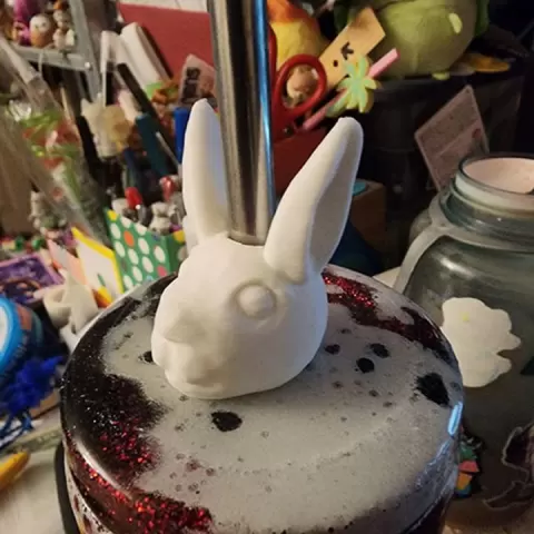 Bunny Straw Topper by Ivy