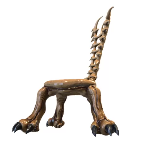 Bone skeleton chair