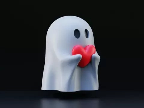 ghost mit herz