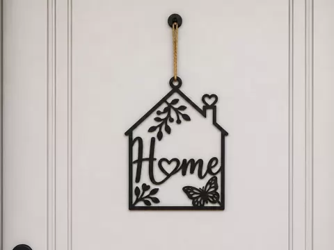 Home Türschild modern | Door sign decor