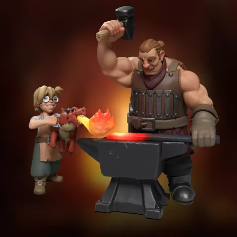 Blacksmith pair by Built Bird