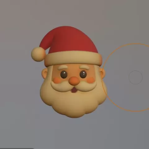 Cute Santa Head – Christmas Mini