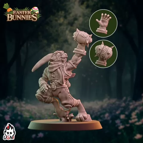 Catcher #04 - Easter Bunnies (Frogmen proxy) - UGNI - Fantasy Football by UGNI Miniatures