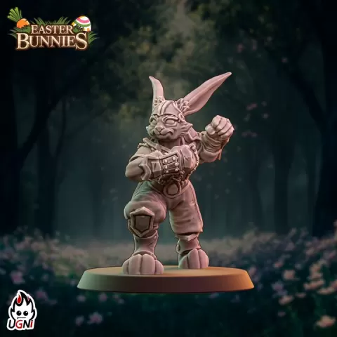 Lineman #05 - Easter Bunnies (Frogmen proxy) - UGNI - Fantasy Football by UGNI Miniatures