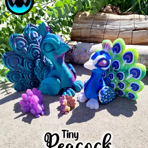 Tiny Peacock by Cinderwing3D