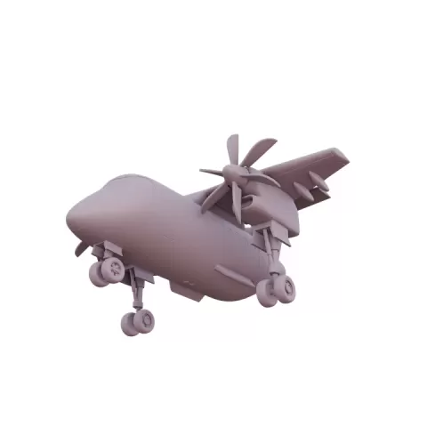 Mini Bombardier Dash Q400 by Sofyan Kurniawan