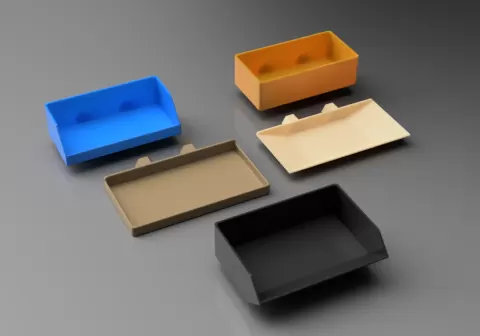 Set of various Shelves for HSW Honeycomb Wall