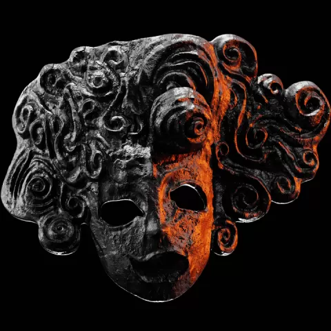 🎭 MASK OF THE CHILD – DARK SOULS 1 - WALL DISPLAY AND COSPLAY PROP by Abyss Art Studio
