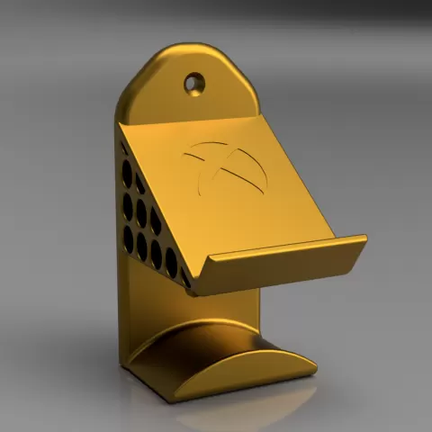 XBox controller and headset wall bracket