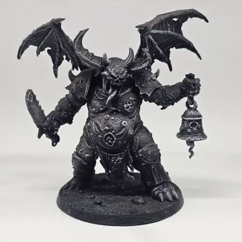 Rotbell Harbinger — Herald of the Covenant’s Decay - Plague Demon – Chaos Daemon STL | Grimdark Plague Fiend 32mm | Dark Fantasy Monster | Blightbound Covenant