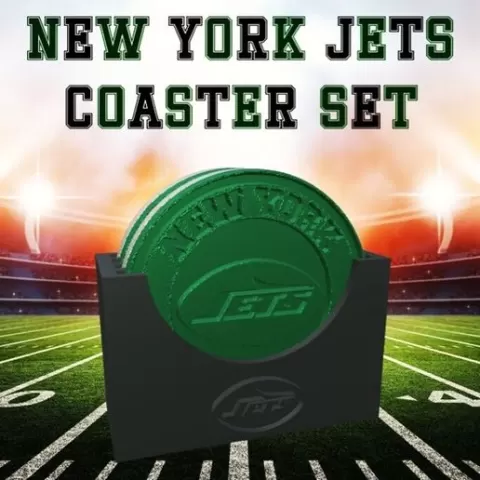 New York Jets Coaster Set (NFL)