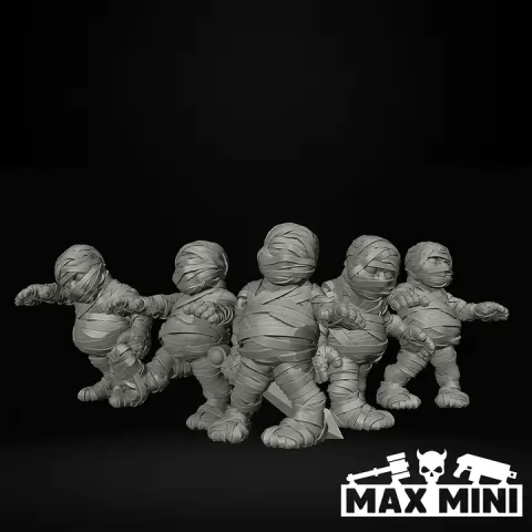 Halfling Mummies by Max Mini