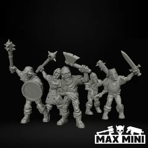 Zombie Group 1 by Max Mini