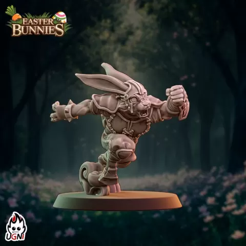 Lineman #01 - Easter Bunnies (Frogmen proxy) - UGNI - Fantasy Football by UGNI Miniatures