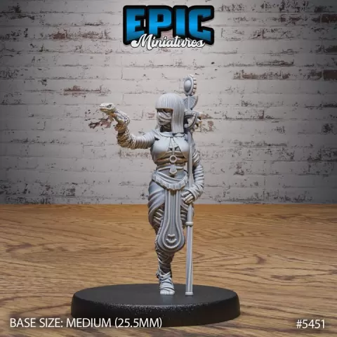 Mummy Army Tamer / Egyptian Warrior / Ancient Fighter / Pyramid Guard / Undead Desert Ruler / Sand Encounter / Crypt Beast by Epic-Miniatures