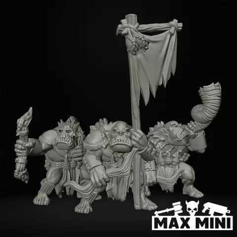 Orc Savage Archer Command by Max Mini
