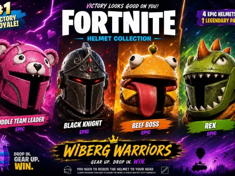 Fortnite collection helmets full color