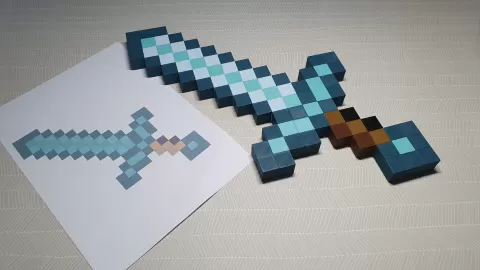 Minecraft Diamond Sword