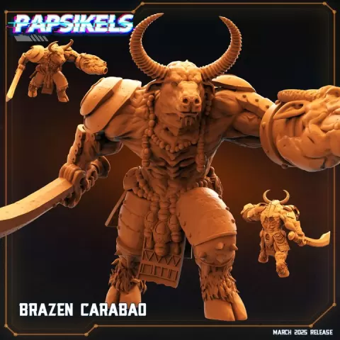 BRAZEN CARABAO by PAPSIKELS MINIATURES