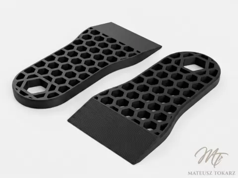 Hex Bed Scraper | 3D Print Removal Tool